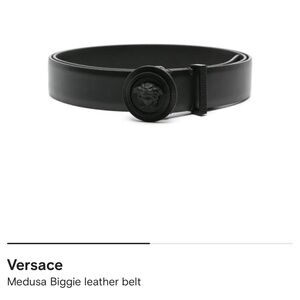 Versace Medusa Biggie leather belt